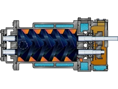 Схема винтового насоса винтовой насос